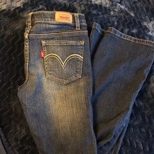 Girls Bootcut Levi Jeans Size Kids 14